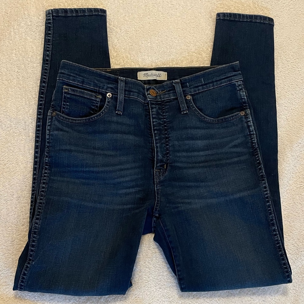 tall 10" high-rise skinny jeans in hayes wash